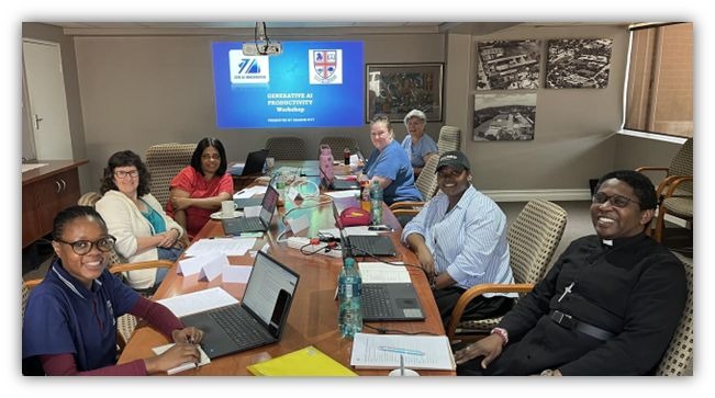 Westville Girls' High School teachers at their Generative AI Productivity Workshop