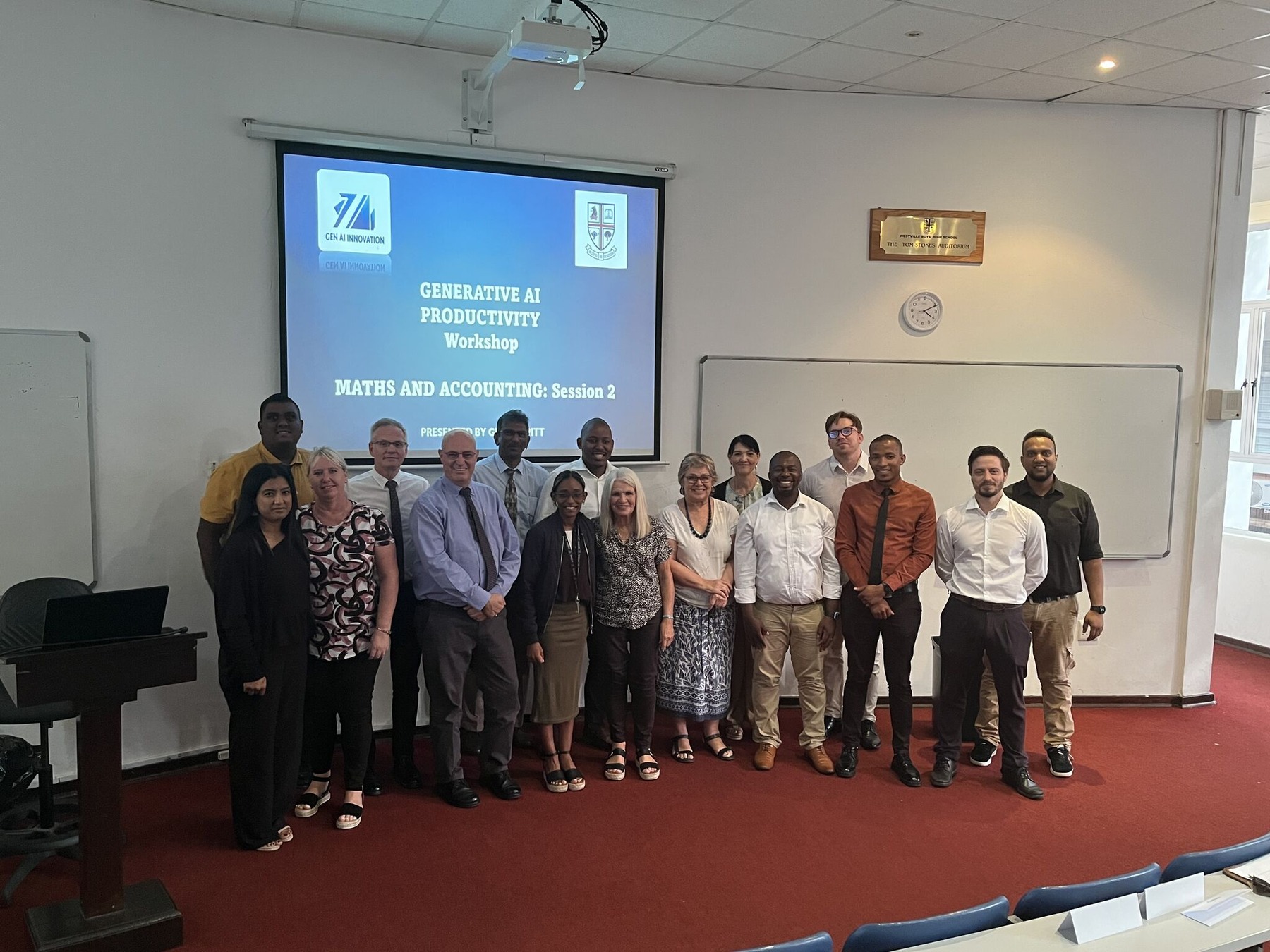Westville Boys' High School teachers at their Generative AI Productivity Workshop